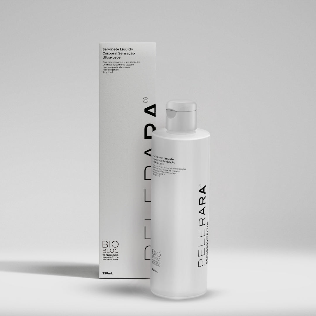 SABONETE LÍQUIDO CORPORAL SENSAÇÃO ULTRA-LEVE PELE RARA 250ML