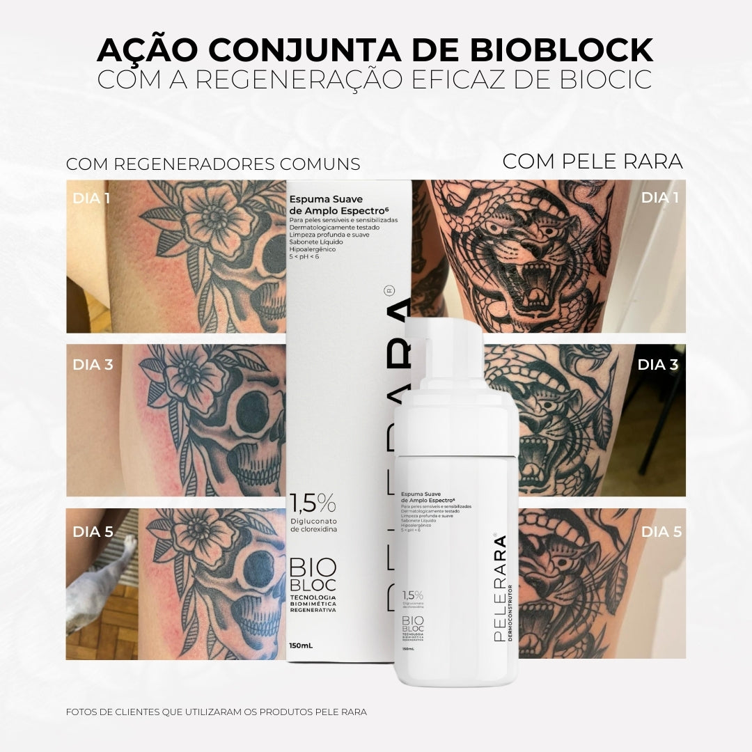 ESPUMA SUAVE DE AMPLO ESPECTRO PELE RARA 150ML