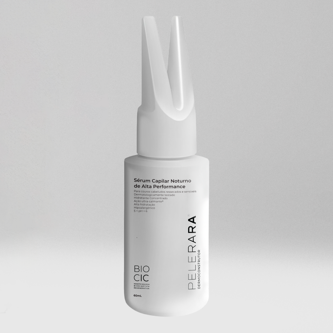 SÉRUM NOTURNO DERMOCONSTRUTOR PARA COURO CABELUDO PELE RARA 60ML