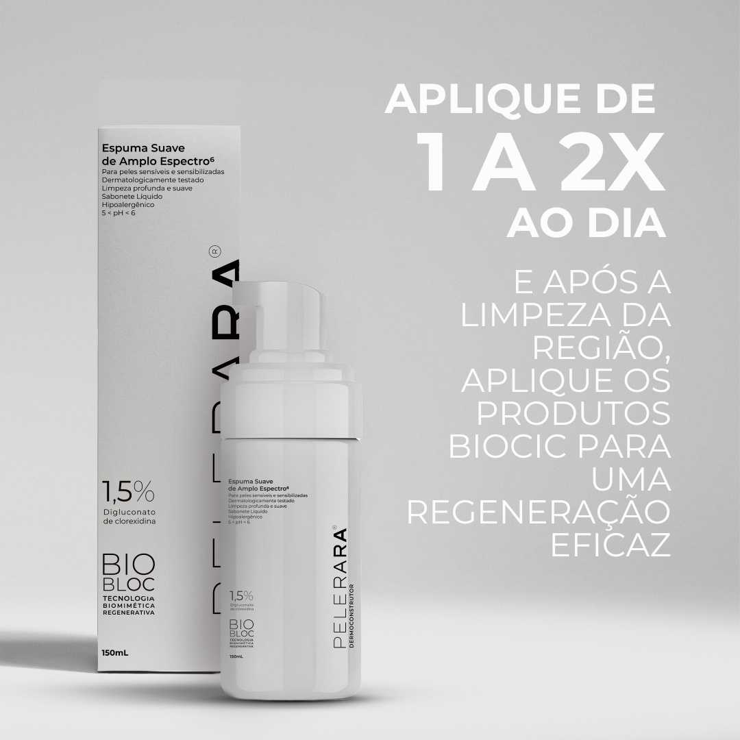ESPUMA SUAVE DE AMPLO ESPECTRO PELE RARA 150ML