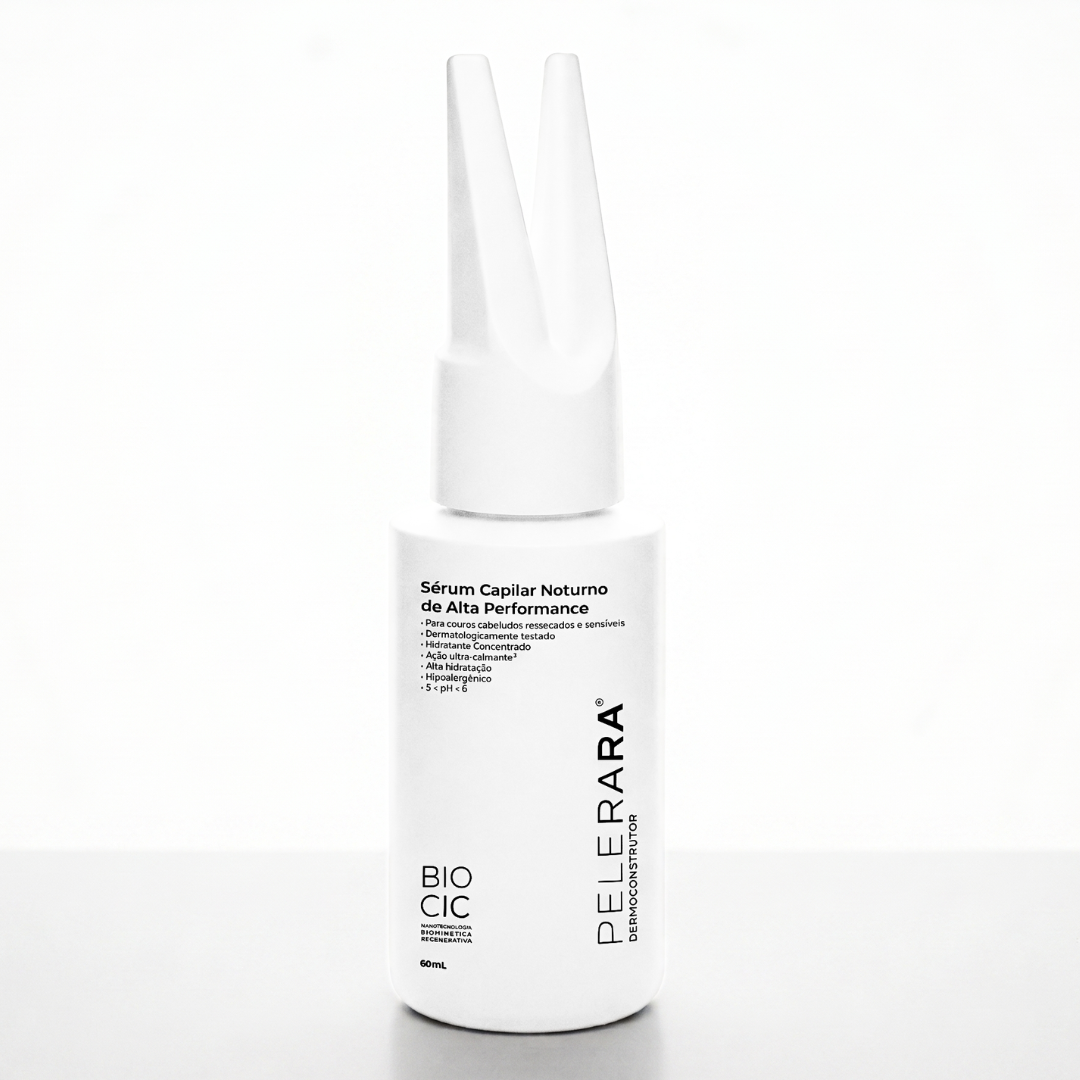 SÉRUM NOTURNO DERMOCONSTRUTOR PARA COURO CABELUDO PELE RARA 60ML