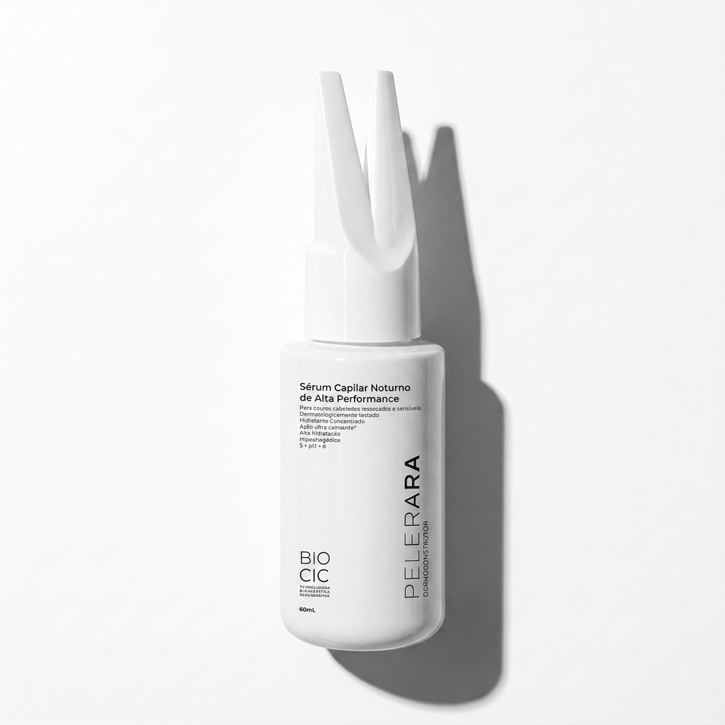 SÉRUM NOTURNO DERMOCONSTRUTOR PARA COURO CABELUDO PELE RARA 60ML